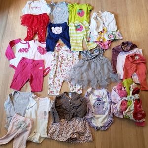 24+ Item Fall Winter Spring Baby Girl Bundle
